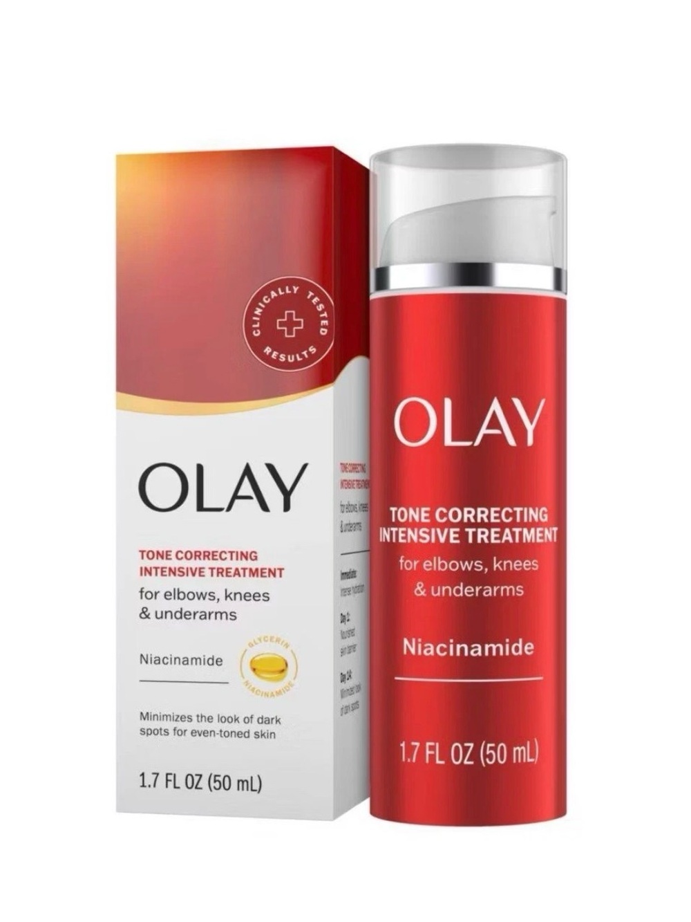 Bundle Olay Tone Correcting Intensive Treatment - Red & White Packaging